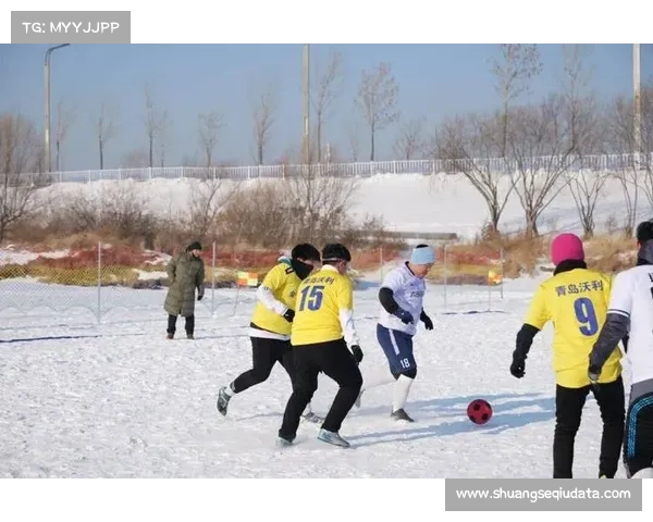 黑龙江哈尔滨队冰上足球训练，北方冬季备赛特色